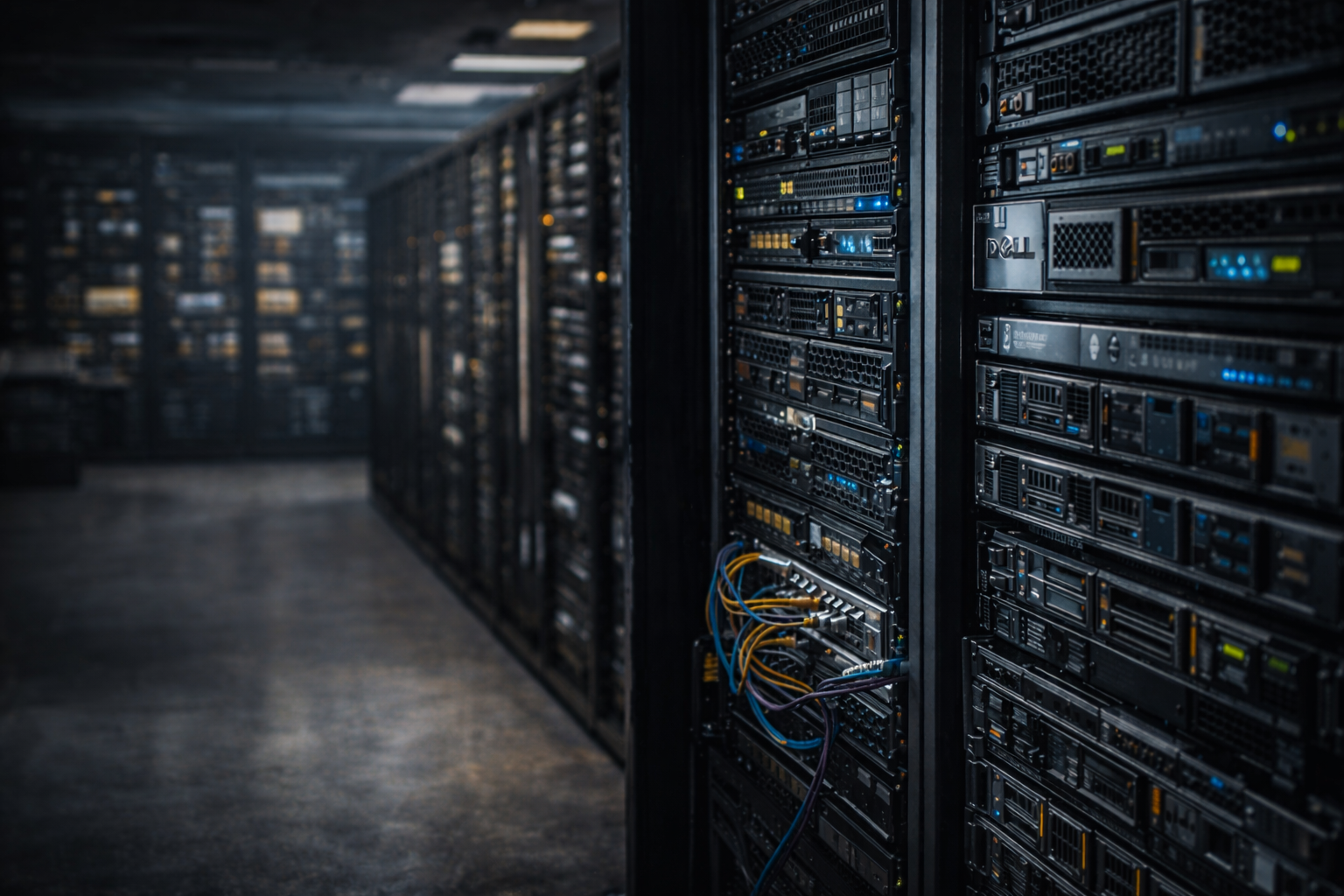 Server room background